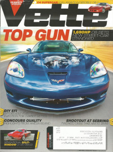 VETTE 2012 AUG - CALLAWAY CR-1, MAKO CLONE, C1 SPLITWINDOW